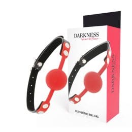 DARKNESS - RED SILICONE GAG 2